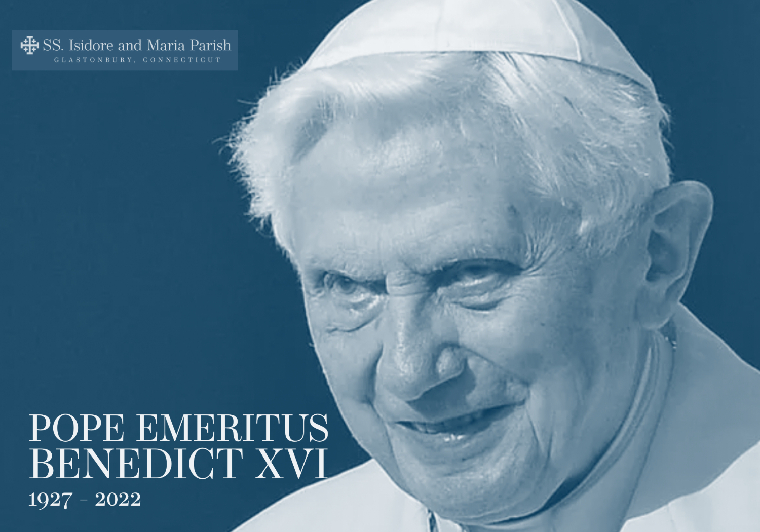 A prayer for the repose of the soul of Pope Emeritus Benedict XVI