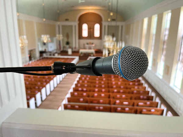A message from Father Mark regarding the sound system at St. Paul Church