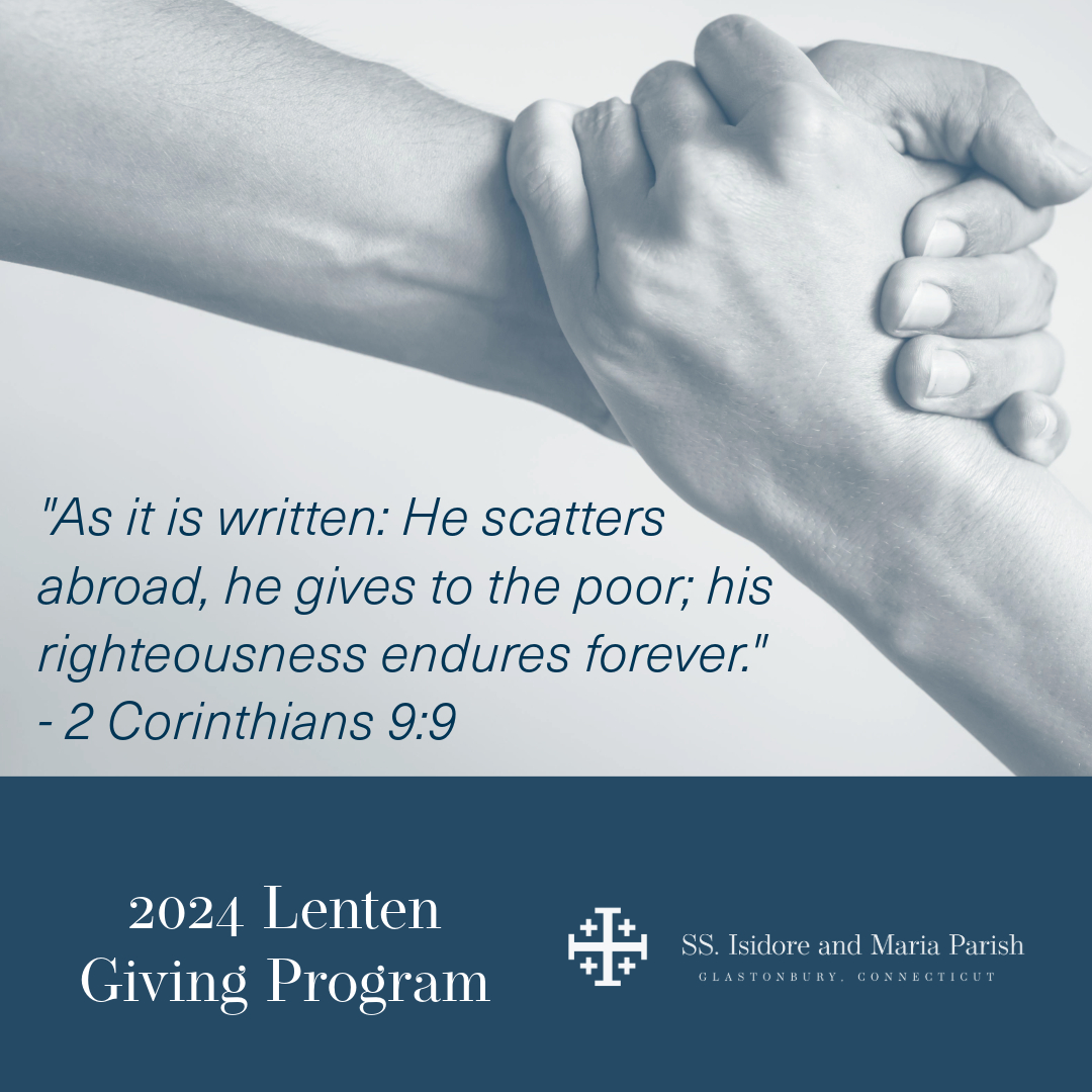 2024 Lenten Giving Program begins Feb. 24/25